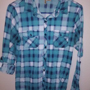Green Plaid Shirt